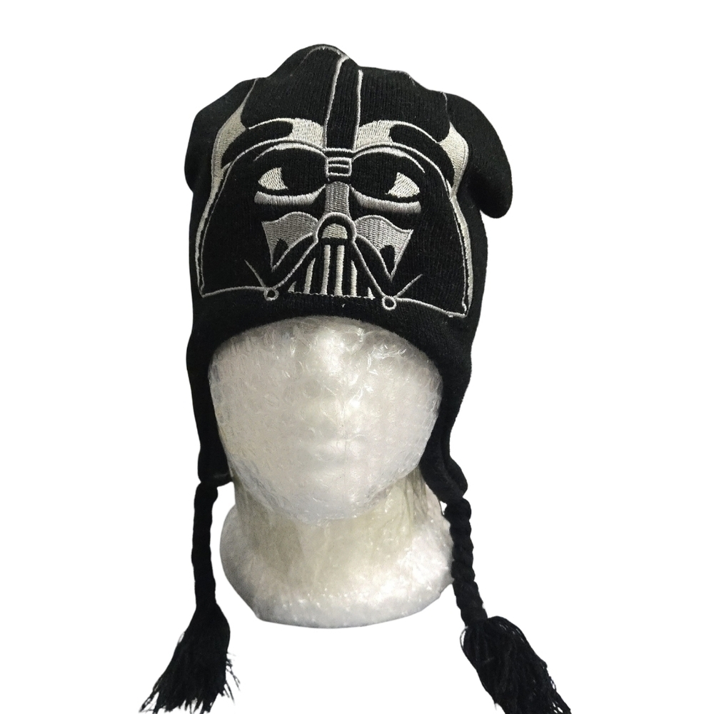 Black Star Wars Knit Beanie Youth 6-14
